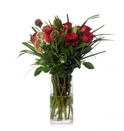 sonsuz zariflik Çiçeği & Ürünü Special Rodos Red (Rose) Gül To Lemon 