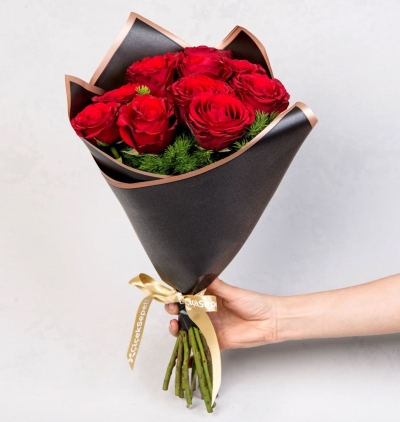 Şeflera 2li büyük boy Çiçeği & Ürünü 11'li Kırmızı Gül Çiçek Buketim 