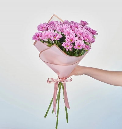 viabonte-heart rhythm Çiçeği & Ürünü Pembe Papatyalar Çiçek Buketim 