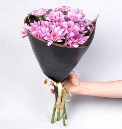 viabonte-heart rhythm Çiçeği & Ürünü Mor Düşler Çiçek Buketim 