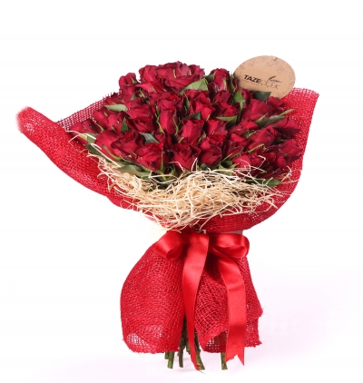 special rodos red (rose) gül to lemon Çiçeği & Ürünü Sensetive Love - 50 Kırmızı Gül 