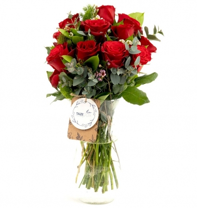 your style mor orkide Çiçeği & Ürünü Blanca Love Kırmızı Güller 