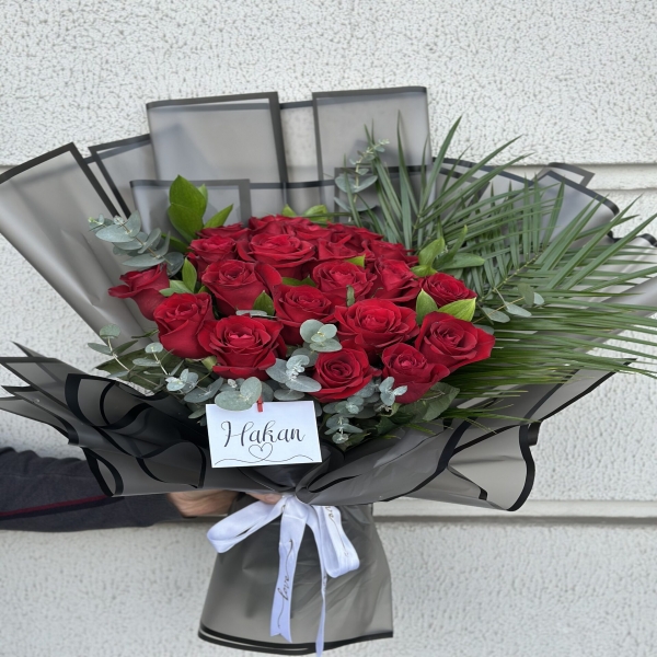  afşin çiçekçilik 20’li İthal Gül Buketi