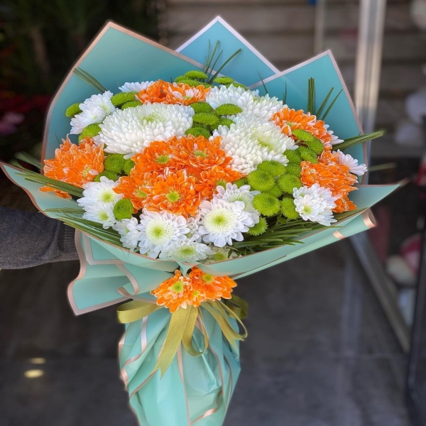  afşin çiçekçiler Anastasia & Krizantem Buketi