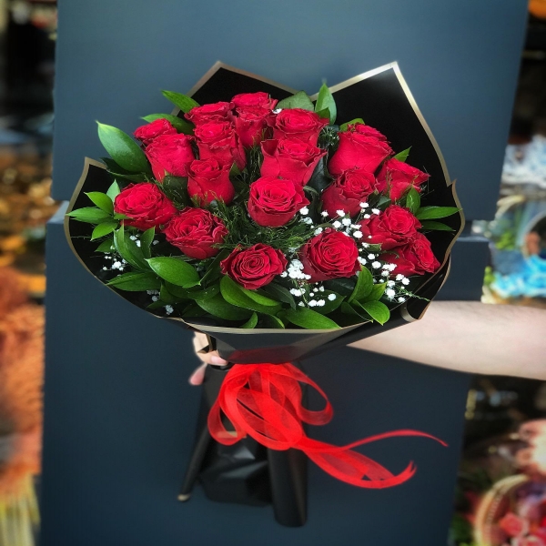 afşin çiçekçi 21 Gül Kız İsteme Çiçeği