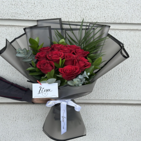  afşin çiçekçilik 11’li İthal Gül Buketi