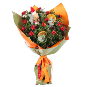  afşin çiçek sepeti Christmas Aroma Kokina Buketi